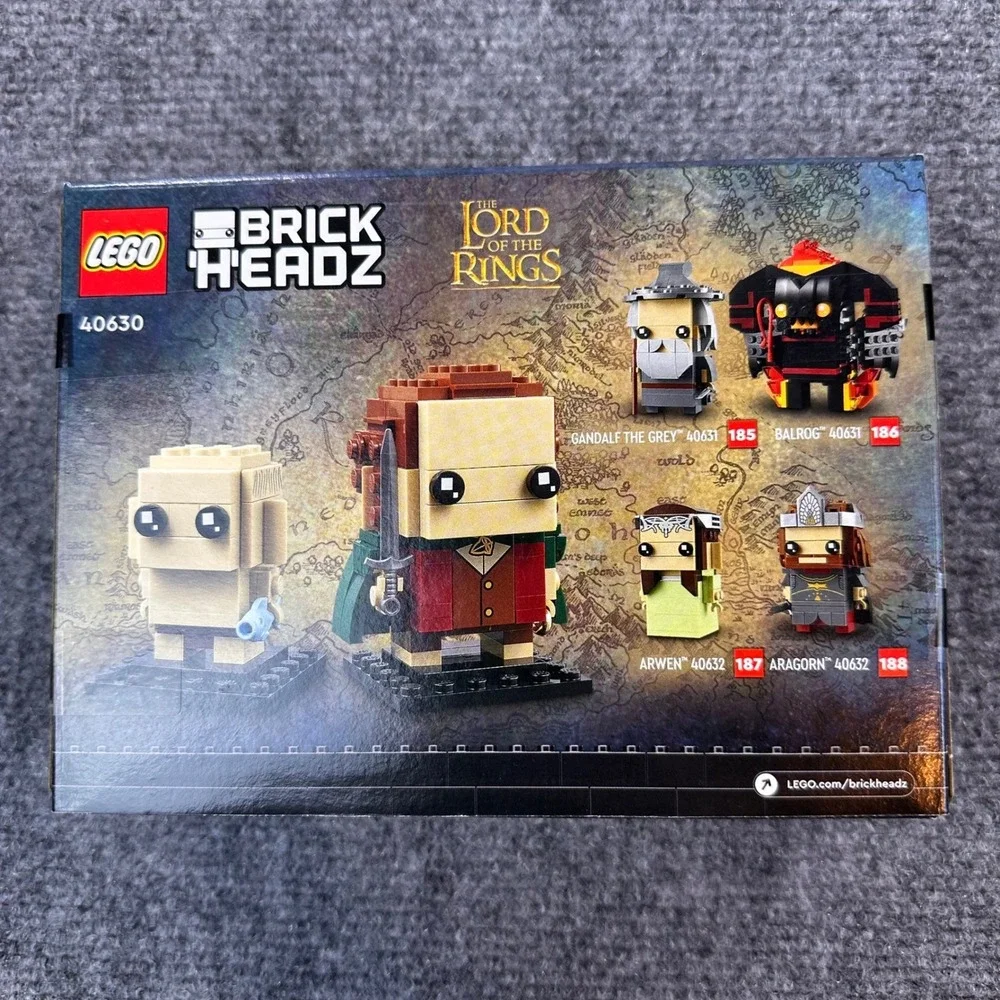 LEGO 40630 BrickHeadz Lord of the Rings Frodo & Gollum 10+ 184‎ pcs - Retired